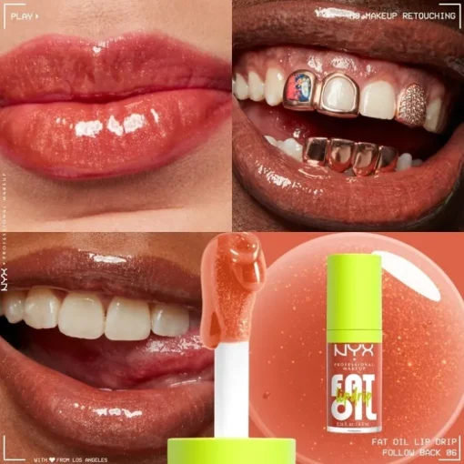 NYX PROF. MAKEUP Fat Oil Lip Drip 4.8 ml Follow Back