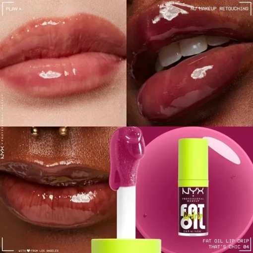 NYX PROF. MAKEUP Fat Oil Lip Drip 4.8 ml That’s Chic