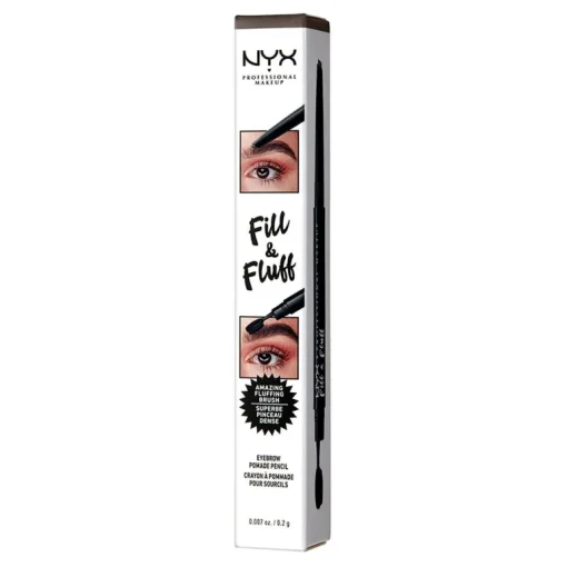 NYX PROF. MAKEUP Fill & Fluff Eyebrow Pomade Pencil – Brunette