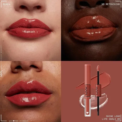 NYX PROF. MAKEUP Shine Loud Pro Pigment Lip Shine – Life Goals