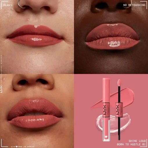 NYX PROF. MAKEUP Shine Loud Pro Pigment Lip Shine – Born to Hustle