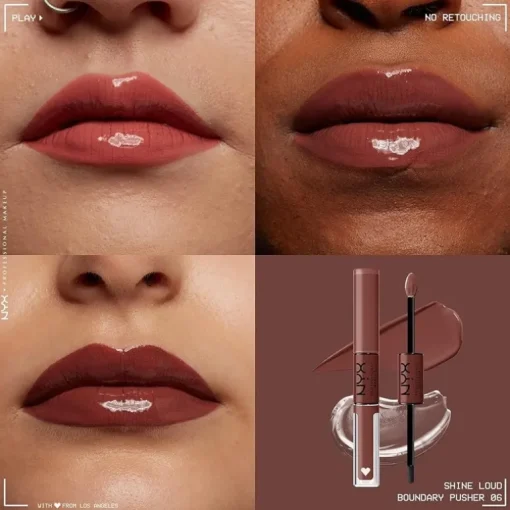 NYX PROF. MAKEUP Shine Loud Pro Pigment Lip Shine – Boundary Pusher