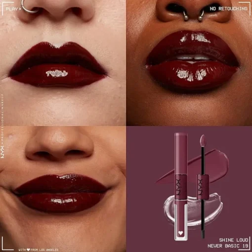 NYX PROF. MAKEUP Shine Loud Pro Pigment Lip Shine – Never Basic
