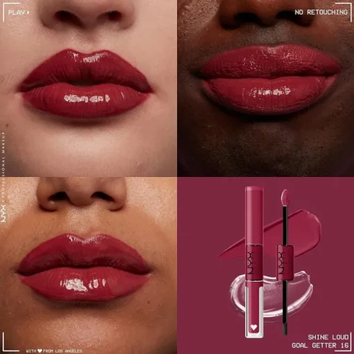 NYX PROF. MAKEUP Shine Loud Pro Pigment Lip Shine – Goal Getter