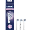 Oral-B Sensitive Clean Toothbrush Head 3pc