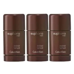 3-pack Calvin Klein Euphoria For Men Deostick 75ml