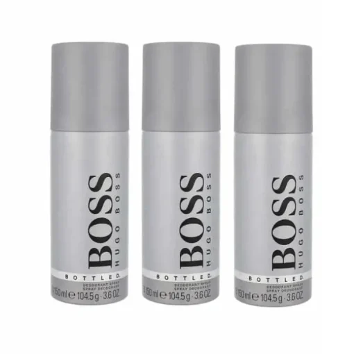 3-pack Hugo Boss Bottled Deo Spray 150ml
