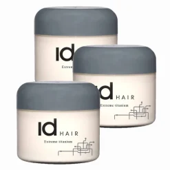 3-pack ID Hair Extreme Titanium Wax 100ml