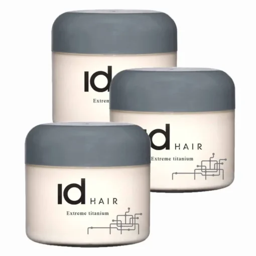 3-pack ID Hair Extreme Titanium Wax 100ml