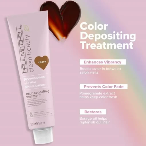 Paul Mitchell Clean Beauty Color Depositing Treatment Cocoa 150ml