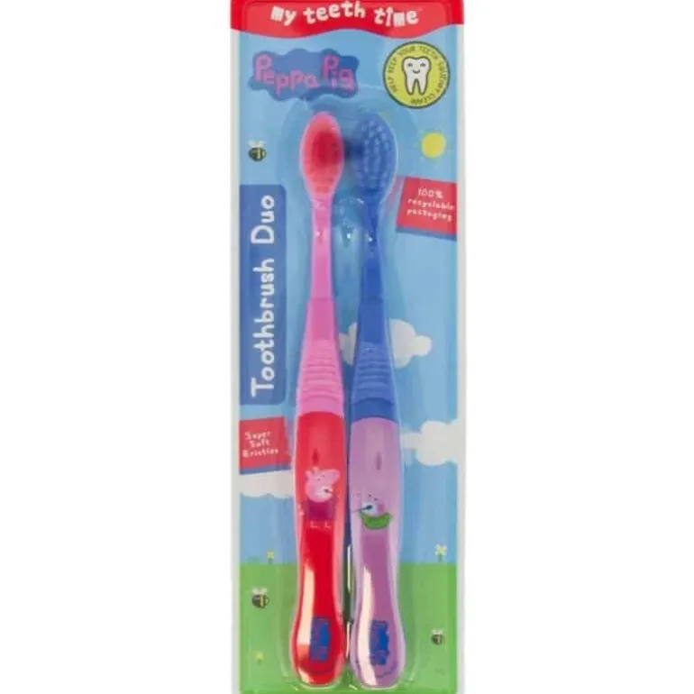 Peppa Pig Toothbrush Duo Super Soft