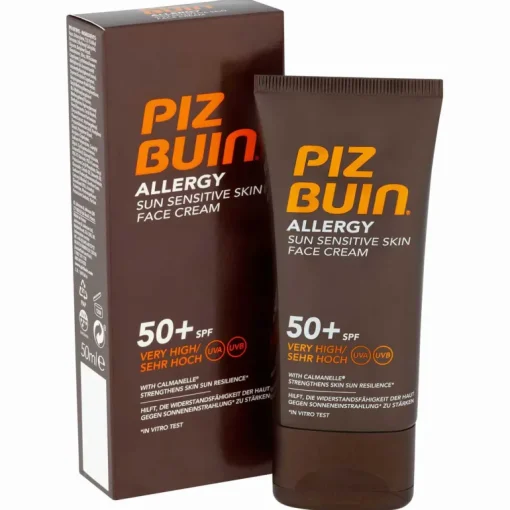 Piz Buin Allergy Sun Sensitive Skin Face Cream SPF50 50ml