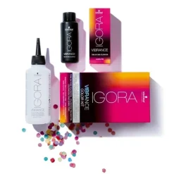 Schwarzkopf Professional Igora Vibrance Kit 6-68 Dark Blonde Chocolate Red