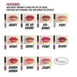 theBalm Pretty Smart Lip Gloss-Wow 6,5ml