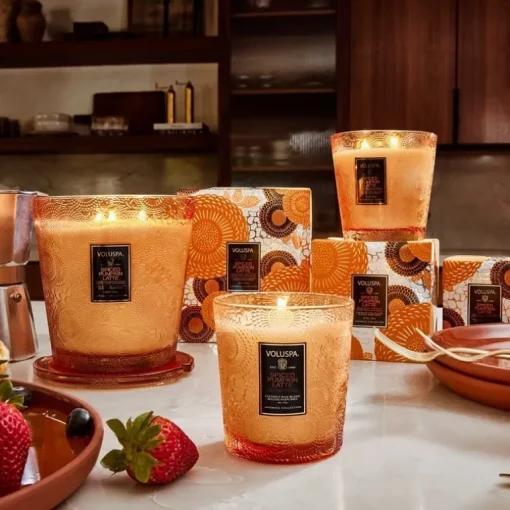 Voluspa Classic Boxed Candle Spiced Pumpkin Latte 255g