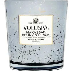 Voluspa Classic Boxed Candle Makassar Ebony & Peach 255g