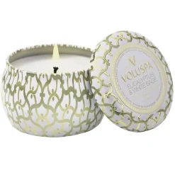 Voluspa Decorative Tin Candle Eucalyptus & White Sage 113g