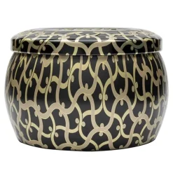 Voluspa Decorative Tin Candle Suede Noir 113g