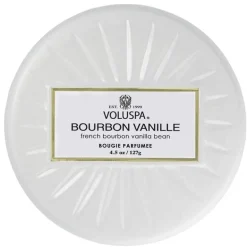 Voluspa Decorative Tin Candle Bourbon Vanille 127g