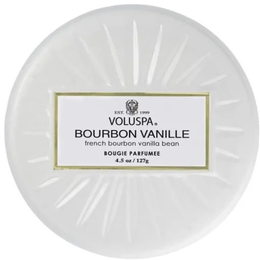 Voluspa Decorative Tin Candle Bourbon Vanille 127g