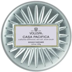 Voluspa Decorative Tin Candle Casa Pacifica 127g