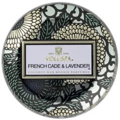 Voluspa Decorative Tin Candle French Cade & Lavender 113g