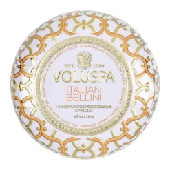 Voluspa Decorative Tin Candle Italian Bellini 113g