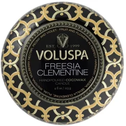Voluspa Decorative Tin Candle Freesia Clementine 113g
