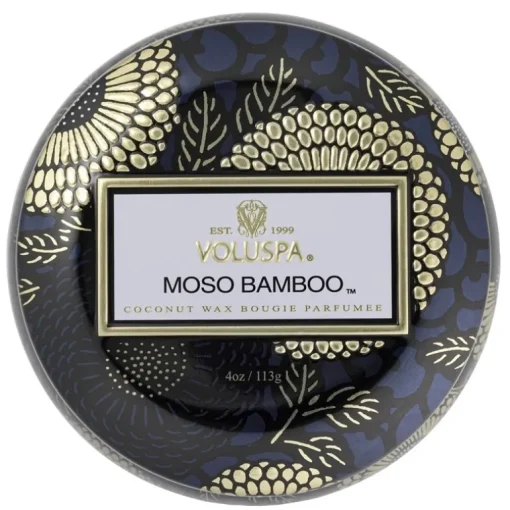 Voluspa Decorative Tin Candle Moso Bamboo 113g