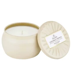Voluspa Decorative Tin Candle Coconut Papaya 127g