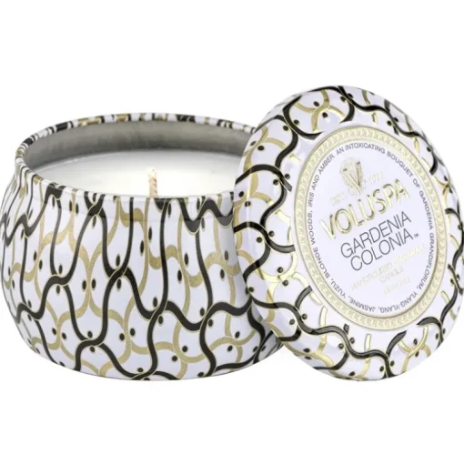 Voluspa Decorative Tin Candle Gardenia Colonia 113g