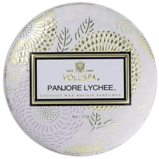 Voluspa Decorative Tin Candle Panjore Lychee 113g