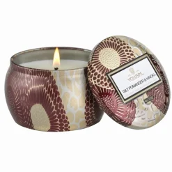 Voluspa Decorative Tin Candle Gilt Pomander & Hinoki 113g