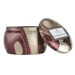 Voluspa Decorative Tin Candle Gilt Pomander & Hinoki 113g