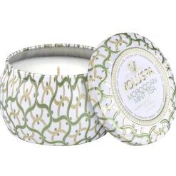 Voluspa Decorative Tin Candle Moroccan Mint Tea 113g