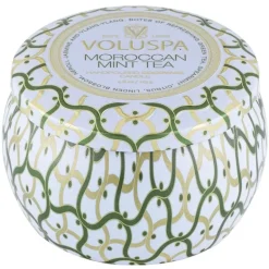 Voluspa Decorative Tin Candle Moroccan Mint Tea 113g