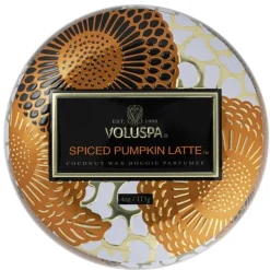 Voluspa Mini Decorative Tin Candle Spiced Pumpkin Latte 113g
