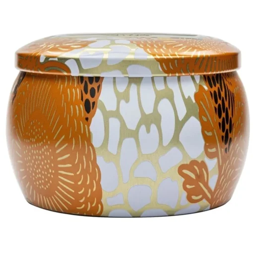 Voluspa Mini Decorative Tin Candle Spiced Pumpkin Latte 113g
