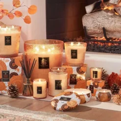 Voluspa Mini Decorative Tin Candle Spiced Pumpkin Latte 113g