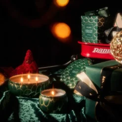 Voluspa Mini Decorative Tin Candle Noble Fir Garland 113g