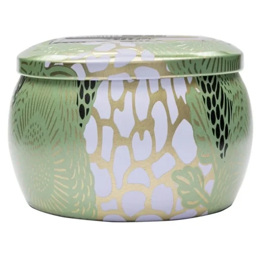 Voluspa Mini Decorative Tin Candle White Cypress 113g