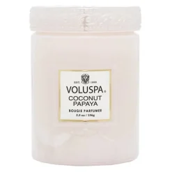 Voluspa Mini Large Glass Jar Coconut Papaya 156g