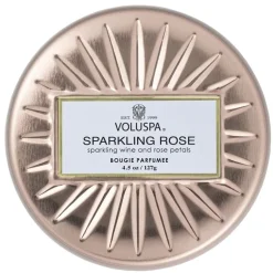 Voluspa Petite Tin Candle Sparkling Rose 127g