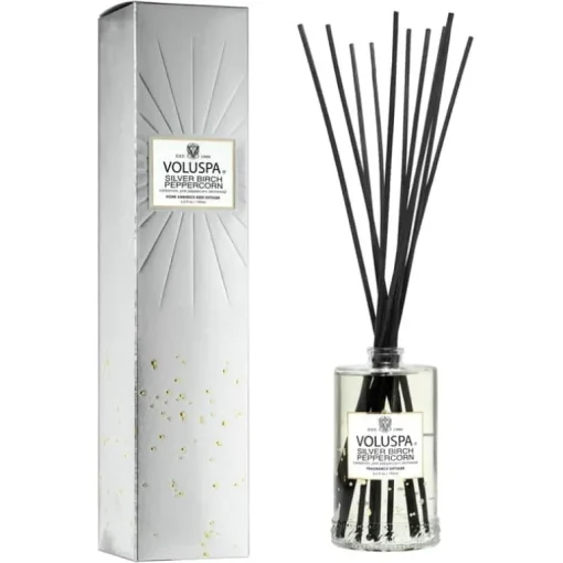 Voluspa Reed Diffuser Silver Birch Peppercorn 192ml