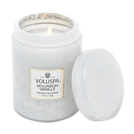 Voluspa Small Glass Jar Bourbon Vanille 156g