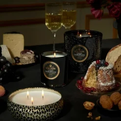 Voluspa 3-Wick Candle Decorative Tin Crisp Champagne 340g