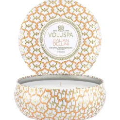 Voluspa 3-Wick Candle Decorative Tin Italian Bellini 340g