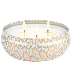 Voluspa 3-Wick Candle Decorative Tin Italian Bellini 340g