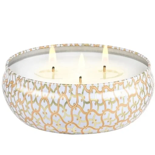 Voluspa 3-Wick Candle Decorative Tin Italian Bellini 340g