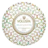 Voluspa 3-Wick Candle Decorative Tin Wildflowers 340g